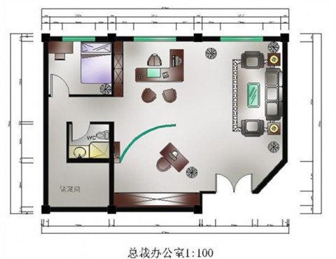 董事長辦公家具設計方案